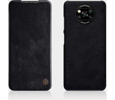Nillkin Qin PU Leather Book Case Xiaomi Poco X3 NFC / Pro Zwart