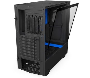 NZXT H500 Zwart/Blauw