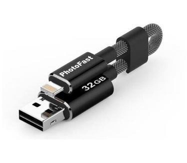 PhotoFast MemoriesCable Gen3 32GB Zwart
