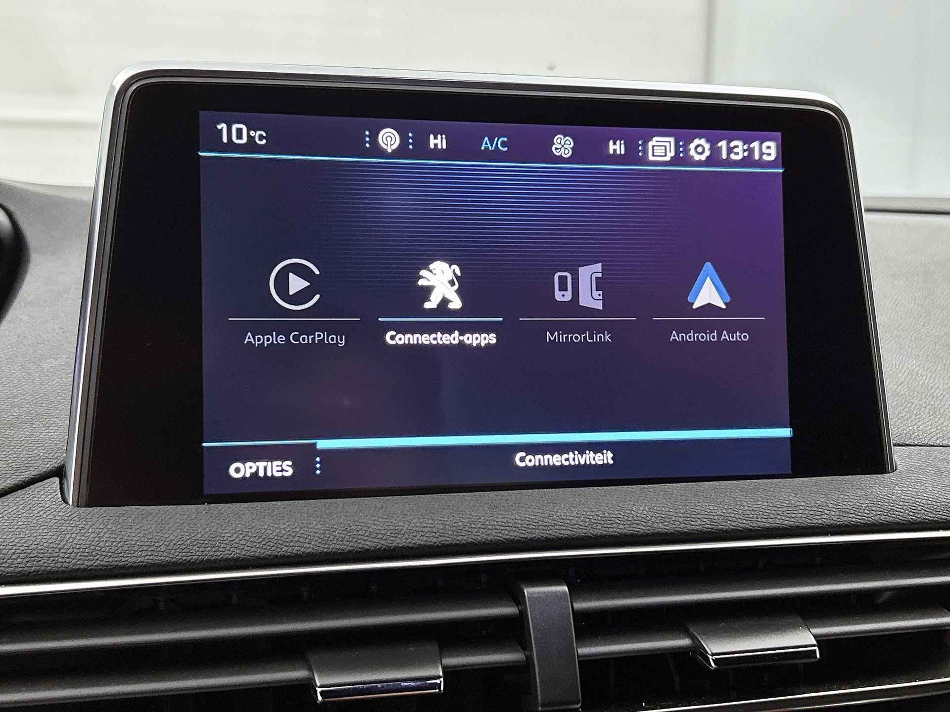 Connectiviteitsscherm - Peugeot