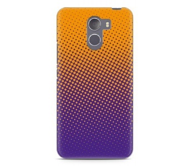 Just in Case Wileyfox Swift 2 / Swift 2 Plus Hoesje oranje paarse cirkels