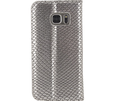 Mobilize Gelly BookCase Samsung Galaxy S7 - Lizard Flashy Silver