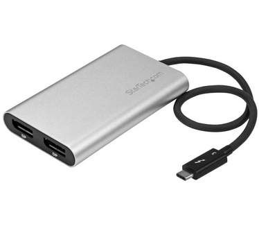 Startech.com Thunderbolt 3 naar 2x DisplayPort Adapter 4k 60 Hz