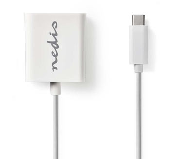 Nedis N CCGP64850WT02 - USB-Adapterkabel Stecker Type C> VGA-Buchse 0.2 m