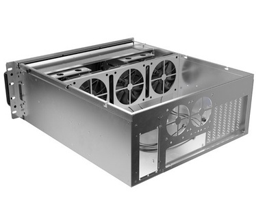 Lanberg - rack-mountable - 4U - ATX - Case - Server (Rack) - Zwart