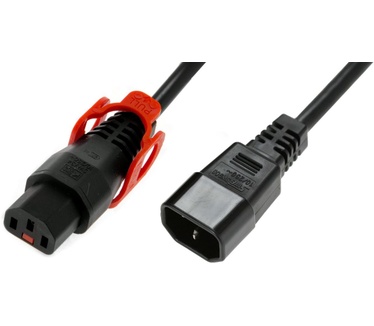 Microconnect 3m C13/C14 Zwart