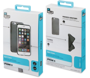 BeHello iPhone 6 / 6S Gel Case Black