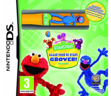 Packshot voor Sesamstraat: Klaar Voor de Start, Grover! - De Game