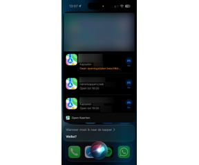 Siri AI: Agenda doorzoeken