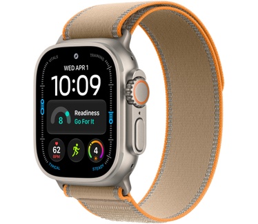 Apple Trail-bandje - Zand (49 mm) - S/M - Naturel titanium