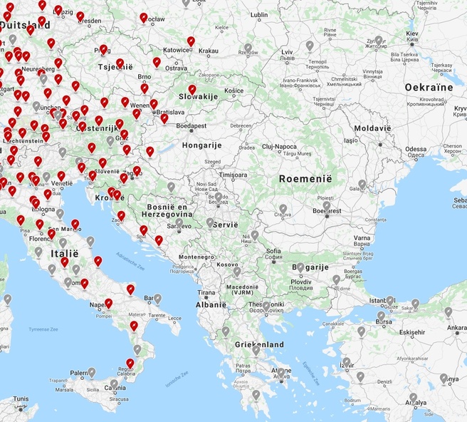 Tesla Supercharger netwerk Europa