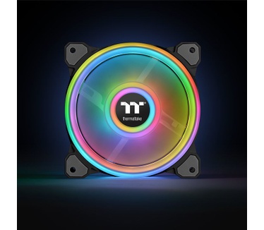 Thermaltake Riing Quad 12 RGB Single Fan Wit, 120mm, 120mm