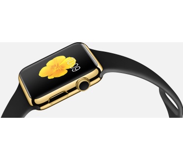 Apple Watch Edition (geelgouden pin, 42mm) Zwart (Zwart)