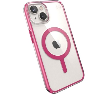 Speck Presidio Perfect Clear Geo + MS Apple iPhone 14 Clear/Digital Pink