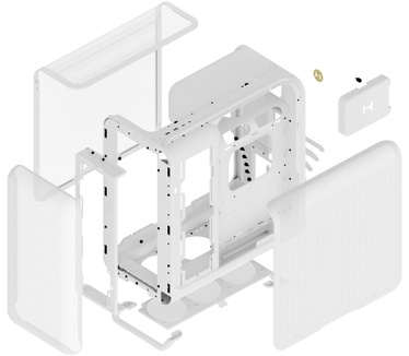 HYTE X50 AIR Snow White