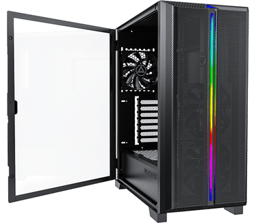 Montech SKY ONE Lite Midi Tower Tempered Glass Zwart