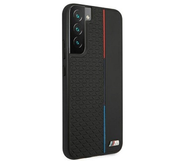BMW M-Line Tricolor Hard Case - Samsung Galaxy S22 (S901) - Zwart Zwart