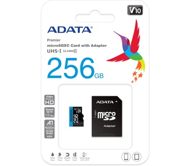 Adata microSDXC UHS-I Class 10 V10 A1 256GB