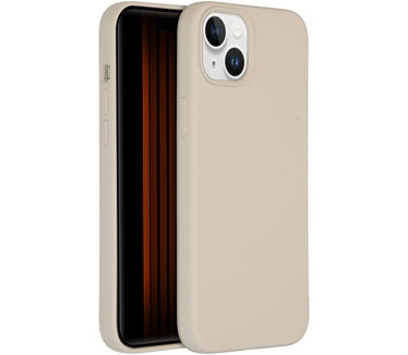 Accezz Liquid Silicone Backcover iPhone 15 Plus - Stone