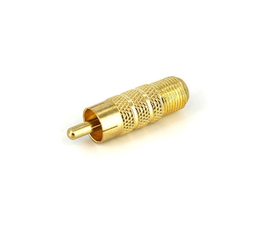 Startech.com RCA to F Type Coaxial Adapter, M/F