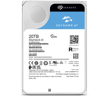 Seagate HDD Skyhawk AI 20T 512MB 7.2K 3.5 SATA6G
