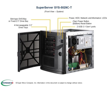 Supermicro SuperServer Superserver 5029C-T (SYS-5029C-T)