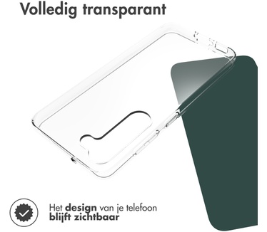 Accezz Clear Backcover Samsung Galaxy S23 Plus - Transparant