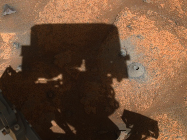 Marsrover Perseverance verzamelpoging samples