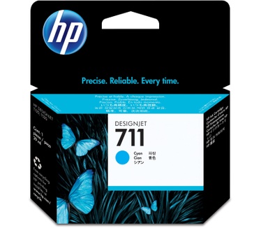HP 711 cyaan DesignJet inktcartridge, 29 ml