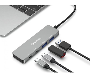 Sandberg USB-C to 2xUSB-A + 2xUSB-C Hub