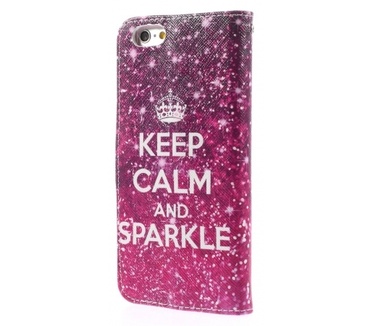 Kees Portemonnee Hoesje Apple iPhone 6 - Keep Calm