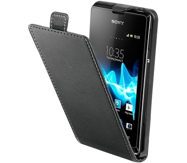 Muvit Sony MFX Xperia E Slim Case (black) (Xperia E) Zwart
