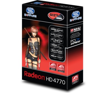 Sapphire HD 4770 512MB GDDR5 PCI-E DVI-I/TVO