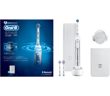 Oral-B Genius 8200W Silver Elektrische Tandenborstel Powered By Braun