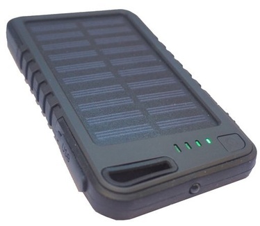 SunChargers.eu Festival 4.000 mAh Solar Powerbank Zwart