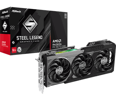 ASRock Steel Legend Dark Radeon RX 9070 GRE 12GB
