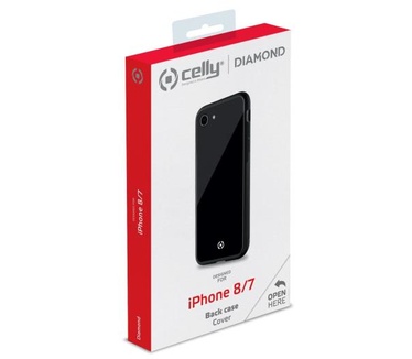 Celly Diamond (iPhone SE 2nd Gen/8/7) Zwart