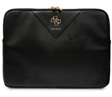 Guess Triangle Big 4G Logo Universele Laptoptas (16") - Zwart Zwart