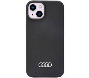 Audi Silicone Back Case - Apple iPhone 14 (6.1") - Zwart Zwart