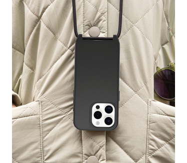 Otterbox React Series Necklace MagSafe voor iPhone 15 Pro, Black (iPhone 15 Pro) Zwart