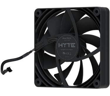 HYTE flow FA12 Pitch Black, 4-Pack, 120mm