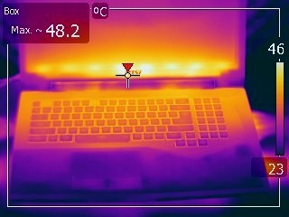 MSI GT 75 warmtebeeld