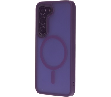Mobiparts Hardcover Samsung Galaxy S23 Satin Purple (Magsafe Compatible)