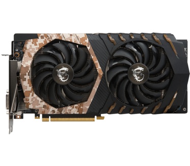 MSI GeForce GTX 1060 Camo Squad 6G