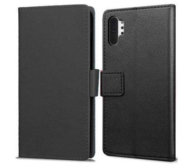 qMust Samsung Galaxy Note 10 Wallet Hoesje Zwart
