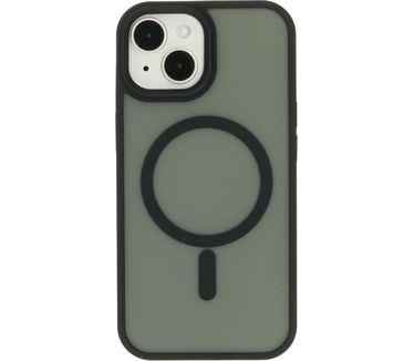 Mobiparts Hardcover Apple iPhone 15 Satin Black (Magsafe Compatible)