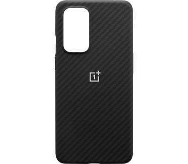 OnePlus 9 Karbon Kevlar TPU Back Cover Zwart