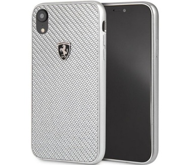 Ferrari Heritage Carbon HardCase - iPhone XR (6.1'') - Zilver  Zilver