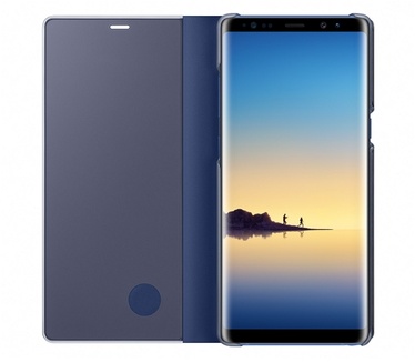 Samsung Galaxy Note 8 Clear View Standing Cover  Blauw
