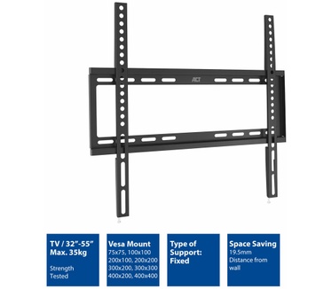 ACT FIX TV WANDSTEUN L, 32"-55. 1 stk